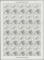 ** Thematik: Tiere-Vögel / Animals-birds: 1976, Mauritania, 6 Items, Progressive Plate Proofs For The 2 - Autres & Non Classés