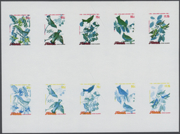 ** Thematik: Tiere-Vögel / Animals-birds: 1985, AITUTAKI: 200th Birthday Of John James Audubon Complete - Other & Unclassified