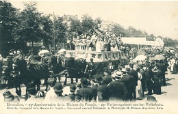 044/30  BRUXELLES  - Carte -  Vue  25è Anniversaire De La Maison Du Peuple - Char Du Personnel De La Maison Du P. No 14 - Feiern, Ereignisse