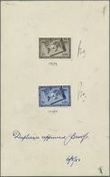 Thematik: UPU / United Postal Union: 1953, UN New York. Imperforate Proofs For Complete UPU Set (2 V - U.P.U.