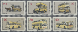 ** Thematik: Verkehr-Bus / Traffic-bus: 1973, BERLIN: Berliner Straßenverkehrsmittel Vom Pferdebus Bis - Busses