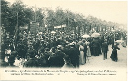 046/30  BRUXELLES  - Carte -  Vue  25è Anniversaire De La Maison Du Peuple - Les Ligues Ouvrières. No 18 - Fiestas, Celebraciones