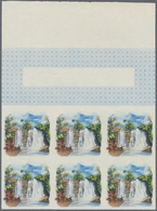 ** Thematik: Wasserfälle / Waterfalls: 1966, GUINEA: Cale Waterfalls 40fr. In Six Different Imperforate - Ohne Zuordnung