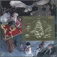 ** Thematik: Weihnachten / Christmas: 1993, Christmas GOLD And SILVER Miniature Sheets Set Of Eight, Tw - Weihnachten