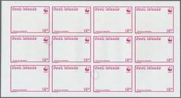 ** Thematik: WWF: 1989, Birds/pomarea Dimidiata - 2 Items; Progressive Plate Proofs In Miniature Sheets - Other & Unclassified