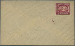 GA Ägypten: 1871 Essay For 3rd Issue By Penasson, Alexandria: 1pi. Carmine On Creamy Envelope, Fine. - 1915-1921 Protettorato Britannico