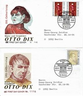 Germany - FDC Mi-Nr 1572/1573 (O1043)- - 1991-2000