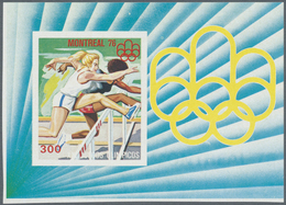 ** Äquatorialguinea: 1976, Olympische Sommerspiele In Montreal Als Blockausgabe In 6 Verschiedenen Druc - Äquatorial-Guinea