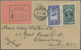 Br Äthiopien: 1936, Registered Letter From ADDIS-ABEBA To London. - Etiopia