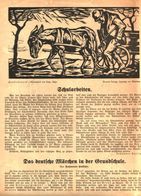 Das Deutsche Märchen In Der Grundschule / Artikel,entnommen Aus Zeitschrift /1937 - Colis
