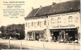 Braine-l'Alleud - Waterloo (1420) : Restaurant Des Monuments (V. Charlier-Bovri, Prop.) Et Grand Musée Du Chemin Creux. - Eigenbrakel