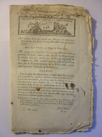 BULLETIN DES LOIS N°348 DE FEVRIER 1804 - MARINE NATIONALE - FOIRE A LA LAINE DE RAMBOUILLET - Decretos & Leyes