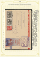 Br Australien: 1931: Two First Flight Covers From Australia To Ragoon/Burma: First Cover With The Brisb - Sonstige & Ohne Zuordnung