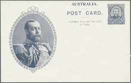 GA Australien - Ganzsachen: 1911, Seven Coronation Postcards KGV 1d. Full-face With Different Views Of - Ganzsachen