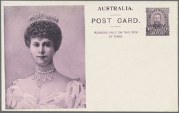 GA Australien - Ganzsachen: 1911, Six Coronation Postcards KGV 1d. Full-face With Different Views Of QU - Ganzsachen