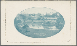 GA Australien - Ganzsachen: 1911, Six Lettercards KGV 1d. Sideface On White Enamelled Stock With Differ - Ganzsachen