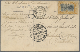 Br Belgisch-Kongo: Enclave Lado - 1917. Picture Post Card Of 'The Christian Chapel N.D. De Lourdes Near - Autres & Non Classés