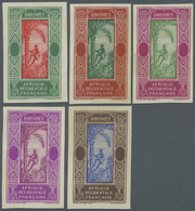 (*) Benin: 1913, Harvesting Coconuts, Five Color Proofs, Without Declaration Of Value In The Cartridge A - Bénin – Dahomey (1960-...)