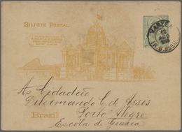 GA Brasilien - Besonderheiten: 1906, DILERMANDO DE ASSIS, Stationery Card Addressed To Mr. De Assis/Por - Other & Unclassified