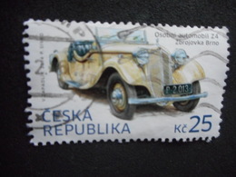 3 Timbres REPUBLIQUE TCHEQUE "osobni Automobil Z4 Zbrojovka Brno" - Variétés Et Curiosités