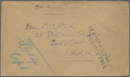 Br Britisch-Ostafrika Und Uganda: 1916. Stampless Envelope Addressed To England Endorsed 'On Active Ser - Protectoraten Van Oost-Afrika En Van Oeganda