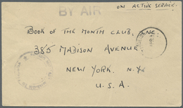 Br Britisch-Somaliland: 1946, HARGEISA, On Active Service Airmail Cover (min. Shortened On Top) From Ha - Somaliland (Protettorato ...-1959)