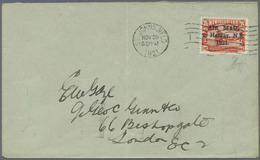 Neufundland: 1921, Airmail 35 C. Scarlet With Ovrprint Type I, Tied By Machine Cancel "ST.JOHNS NOV. - 1857-1861