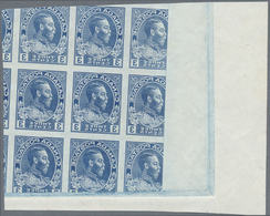 (*) Canada: 1911: King George V Era -- Admiral Issues. ECKERLIN PLATE 'ESSAYS' Block Of Nine Of The 3 Ce - Other & Unclassified