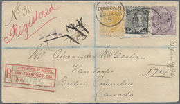 Br Canada - Besonderheiten: 1896. Registered Envelope Addressed To Camula Bearing SG 217, ½d Black, SG - Other & Unclassified