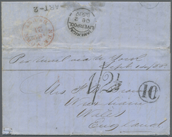 Br Cuba: 1858, Folded Letter From Havana (dated 14.09.) With Handwritten Endorsement "Per Mail Via N. Y - Sonstige & Ohne Zuordnung