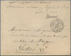 Br Elfenbeinküste: 1913. Stampless Envelope Endorsed 'Corps D'Occupation Du Baoule/Correspondance Milit - Storia Postale