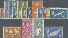 ** Falklandinseln - Süd-Georgien + Süd-Sandwich-Inseln: 1963/1969, QEII Animal Definitives Complete Set - Falkland Islands