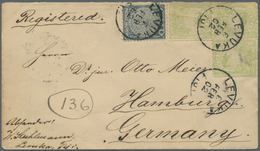 Br Fiji-Inseln: 1902. Registered Envelope (back Toned) Addressed To Germany Bearing SG 78, 2d Pale Gree - Fidschi-Inseln (...-1970)