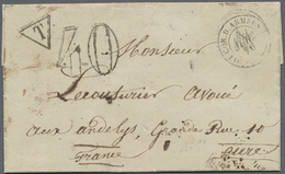 Br Französisch-Guyana: 1876. Stampless Envelope Written From Convict On Isle De Salut (Devils Island) D - Brieven En Documenten