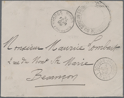 Br Französisch-Sudan: 1899. Stampless Envelope Endorsed 'Corps D 'Occupation Du Soudan Francais' On Rev - Lettres & Documents