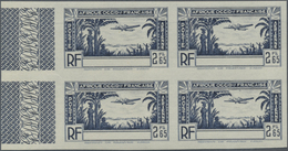 ** Französisch-Westafrika: 1946 (ca), French West Africa. Non-issued Airmail Stamp 2.65fr Darkblue "Air - Other & Unclassified