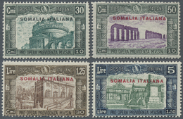 ** Italienisch-Somaliland: 1930, Militia, Complete Set Of Four Values, Unmounted Mint. Sass. 140/43, 75 - Somalië