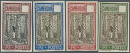 (*) Kamerun: 1925, Rubber Harvest, Four Color Proofs, Without Declaration Of Value In The Cartridge And - Camerun (1960-...)