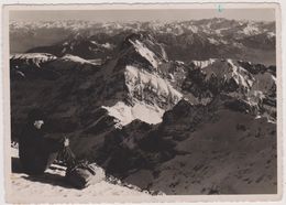 SUISSE,SCHWEIZ,SVIZZERA,HELVETIA,SWISS,SAINT GALL,APPENZELL RHODES,SANTIS,GUIDE,TAMPON BERGHOTEL SANTIS 1939,CARTE PHOTO - Berg