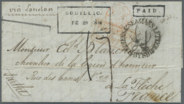 Br Mauritius: 1848. Stampless Envelope Written From 'Ile Maurice Dated '27th Feb 1848' Addressed To Fra - Maurice (...-1967)