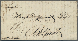 Br Mexiko: 1828. Stampless Envelope Written From Mexico Dated '24/6/1828' Addressed To 'Hugh McCalmond, - Messico