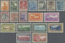 */(*) Mexiko: 1934, Pictorial Issue In Favour Of Mexico University, 1 C. To 20 P., Complete Unused Set Of - Messico
