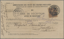 Br Mocambique - Provinzausgaben: Lourenco Marques: 1909. ‘Avis De Recepition/Aviso De Recepao' Label Ad - Lourenzo Marques