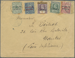 Br Neue Hebriden: 1908. Envelope (small Faults/stains) Addressed To Nantes Bearing SG 4, ½d Green And S - Sonstige & Ohne Zuordnung