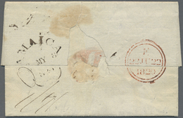 Br Peru: 1820, Folded Letter From LIMA, Dated 28 JAN Transported By Forwarder To Jamaica Postmarked The - Pérou