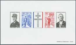 (*) Reunion: 1971. Epreuve D'atelier For Complete Set "The 1st Anniversary Of The Death Of Charles De Ga - Covers & Documents