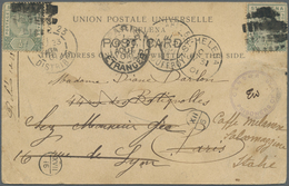 Br St. Helena: 1901. Picture Post Card ‘Arrival Of Boer Prisoners At Jamestown’ Addressed To France Bea - Sainte-Hélène