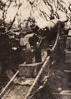 Photo 14-18 Soldats Français Devant Leur Canon (A187, Ww1, Wk 1) - Guerre 1914-18