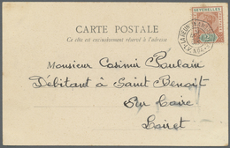 Br Seychellen: 1903. Picture Post Card Of 'Victoria' Addressed To France Bearing SG 28, 2c Orange/brown - Seychelles (...-1976)