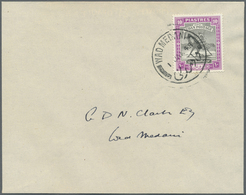Sudan: 1948 Short Set Of Seven Up To 15m. On Registered First Day Cover '1 Jan 48' From Khartoum To - Sudan (1954-...)